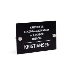 Dørskilt Moderne Lite, svart