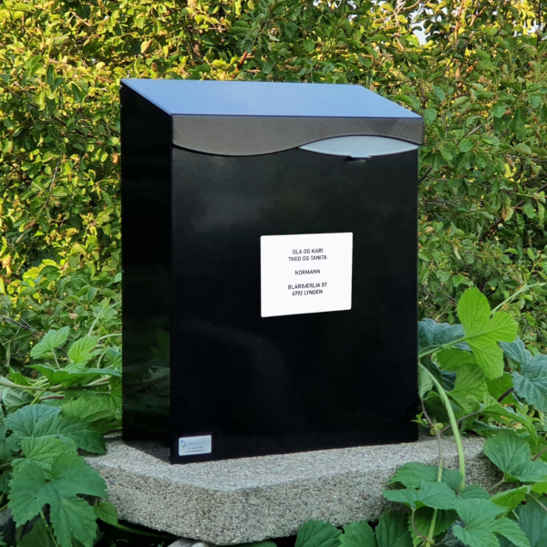 Postkasseskilt XL, hvit - Bilde 2