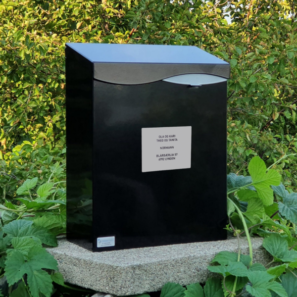 Postkasseskilt XL, sølv - Bilde 2