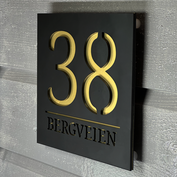 Husnummer LUX svart - Bilde 13