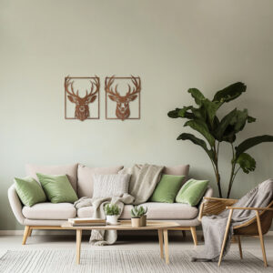Deer - veggdekor