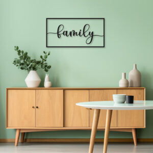 Family quote - veggdekor
