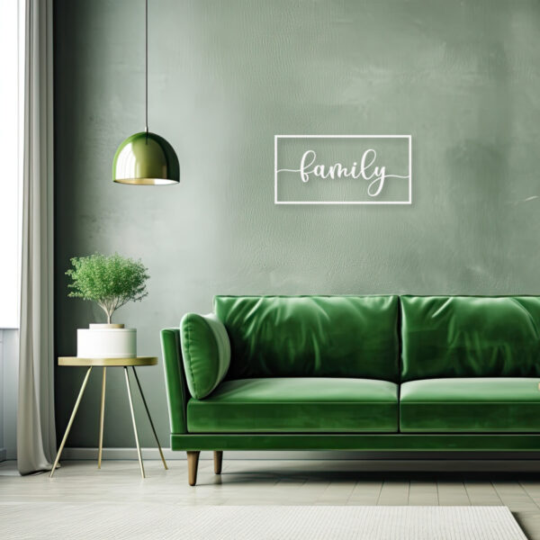 Family quote - veggdekor - Bilde 2