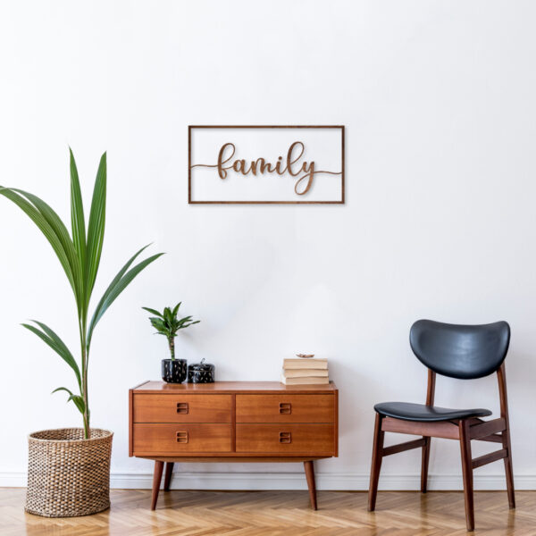 Family quote - veggdekor - Bilde 3
