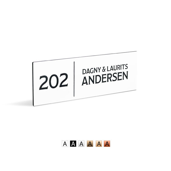 Dørskilt Tidløs Moderne - Bilde 6