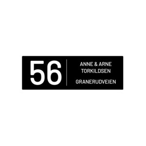 Postkasseskilt eget design