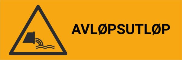 Avløpsutløp - ISO 7010 - Bilde 2