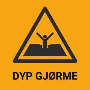 Dyp gjørme – ISO 7010