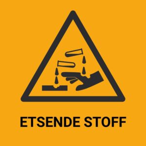 Etsende stoff – ISO 7010