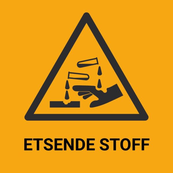Etsende stoff – ISO 7010