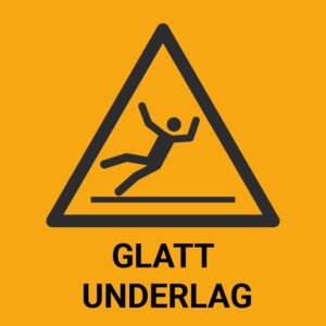 Glatt underlag – ISO 7010
