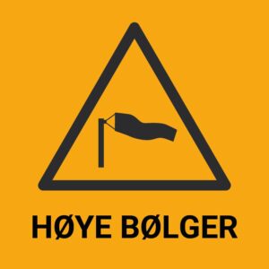 Høye bølger – ISO 7010