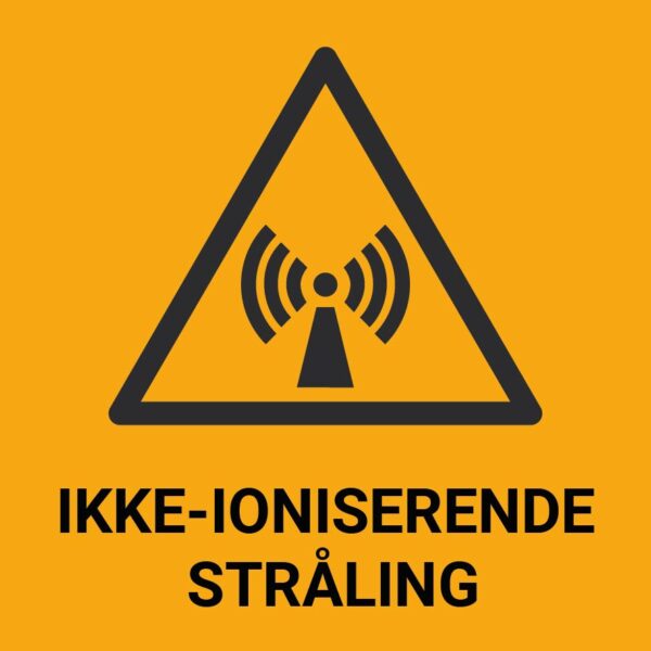 Ikke ioniserende stråling – ISO 7010