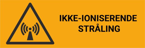Ikke ioniserende stråling – ISO 7010 - Bilde 2