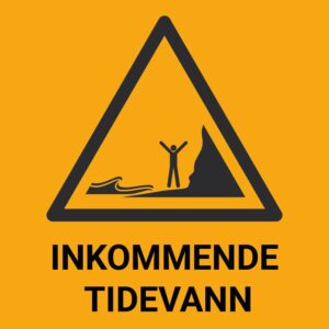 Inkommende tidevann – ISO 7010
