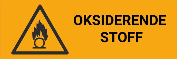 Oksiderende stoff – ISO 7010 - Bilde 2