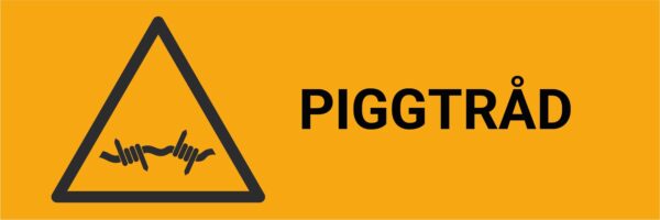 Piggtråd – ISO 7010 - Bilde 2