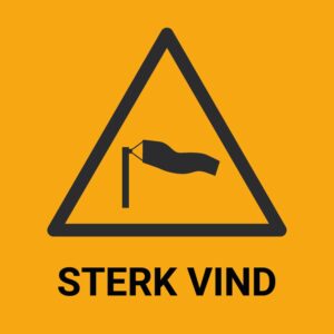 Sterk vind – ISO 7010