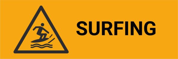 Surfing – ISO 7010 - Bilde 2
