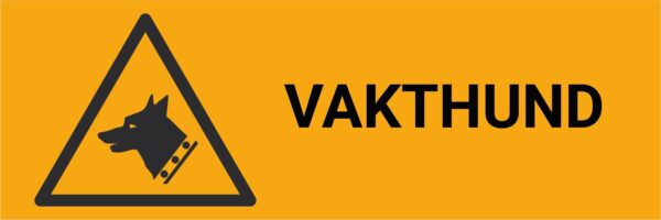 Vakthund – ISO 7010 - Bilde 2