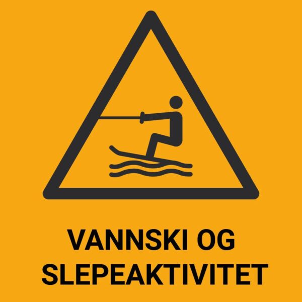 Vannski og slepeaktivitet – ISO 7010
