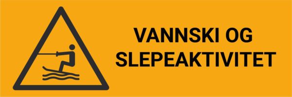 Vannski og slepeaktivitet – ISO 7010 - Bilde 2