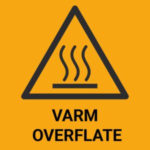 Varm overflate – ISO 7010