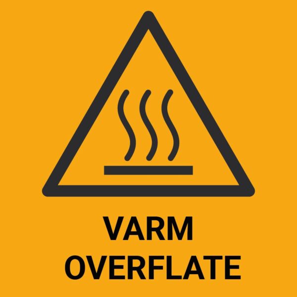Varm overflate – ISO 7010