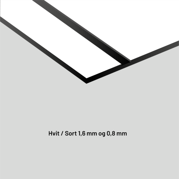 Gravert TFM-skilt 150x50 mm - Bilde 4