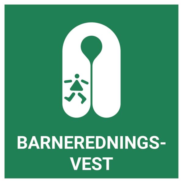 Barneredningsvest – ISO 7010