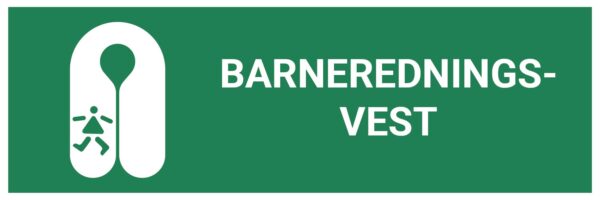 Barneredningsvest – ISO 7010 - Bilde 2
