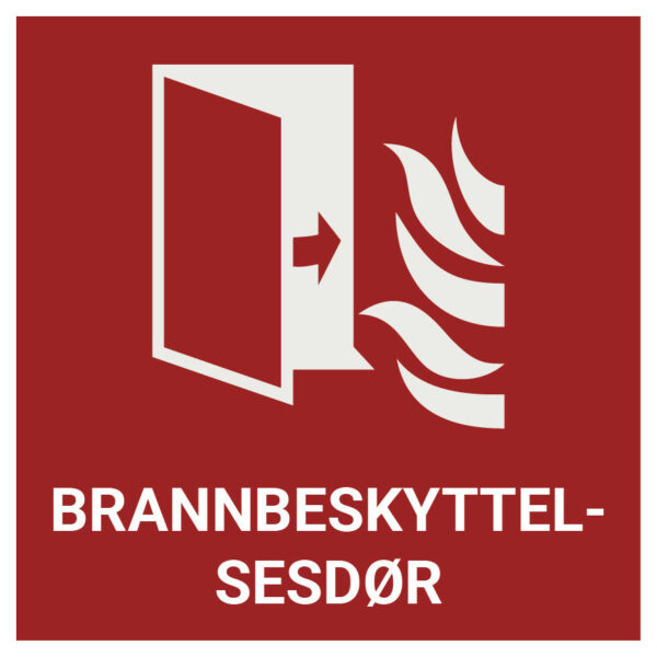 Brannbeskyttelsesdør – ISO 7010