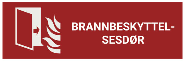 Brannbeskyttelsesdør – ISO 7010 - Bilde 2