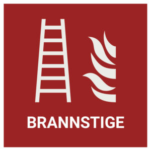 Brannstige – ISO 7010