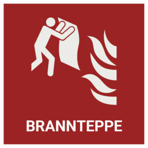 Brannteppe – ISO 7010