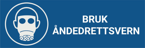 Bruk åndedrettsvern – ISO 7010 - Bilde 2