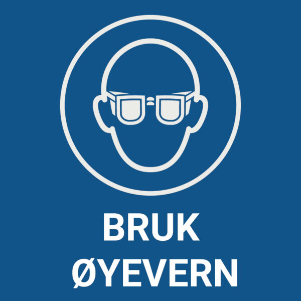 Bruk øyevern – ISO 7010