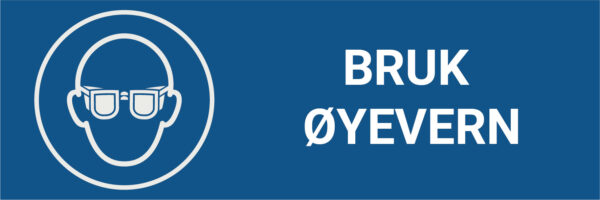 Bruk øyevern – ISO 7010 - Bilde 2