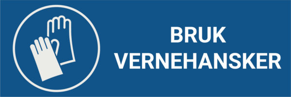 Bruk vernehansker – ISO 7010 - Bilde 2