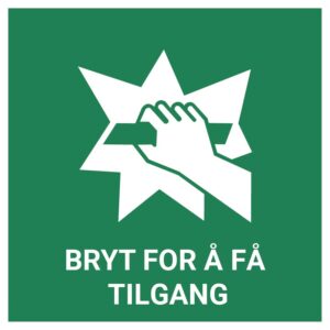 Bryt for å få tilgang – ISO 7010