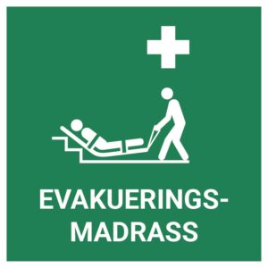 Evakueringsmadrass – ISO 7010
