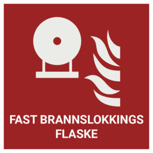 Fast brannslokkingsflaske – ISO 7010