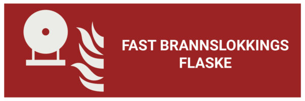 Fast brannslokkingsflaske – ISO 7010 - Bilde 2