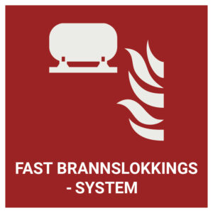 Fast brannslokkingssystem – ISO 7010