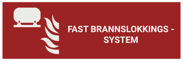 Fast brannslokkingssystem – ISO 7010 - Bilde 2
