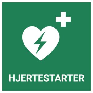 Hjertestarter – ISO 7010