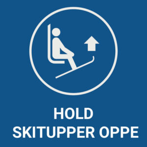 Hold skituppene oppe – ISO 7010