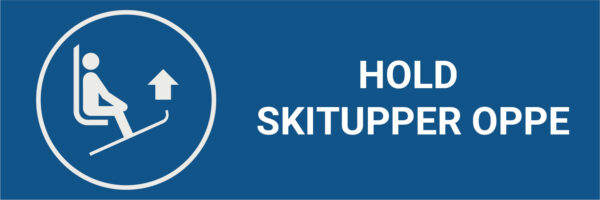 Hold skituppene oppe – ISO 7010 - Bilde 2