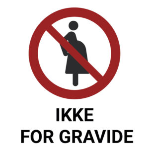 Ikke for gravide – ISO 7010