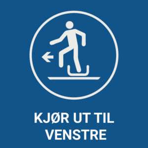 Kjør ut til venstre – ISO 7010